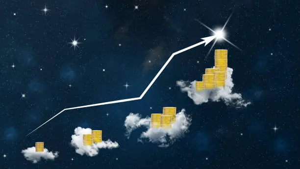 A person brainstorming and analyzing market trends, representing the process of conducting fundamental analysis and sentiment analysis for crypto market forecasting.